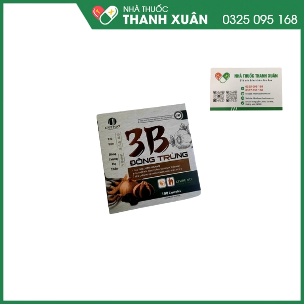 3B Đông Trùng-Uy Phát giúp tăng cường sức đề kháng